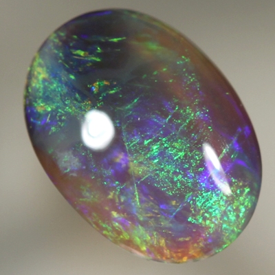 SOLID BLACK CRYSTAL OPAL Loaded with bright, strong colours